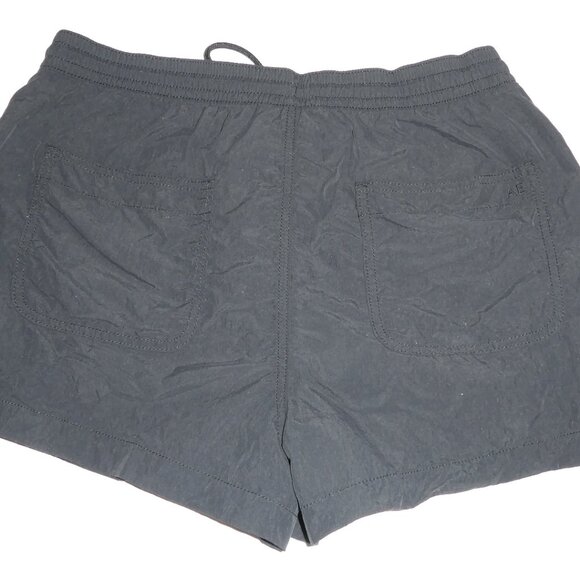 American Eagle Unisex Black Mesh Lined Shorts - Black - Picture 3 of 8